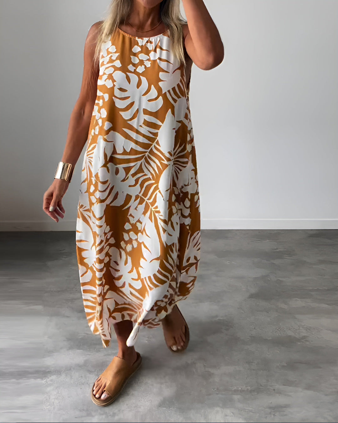 AUDREY | Women's Strapless Loose Floral Summer Dress