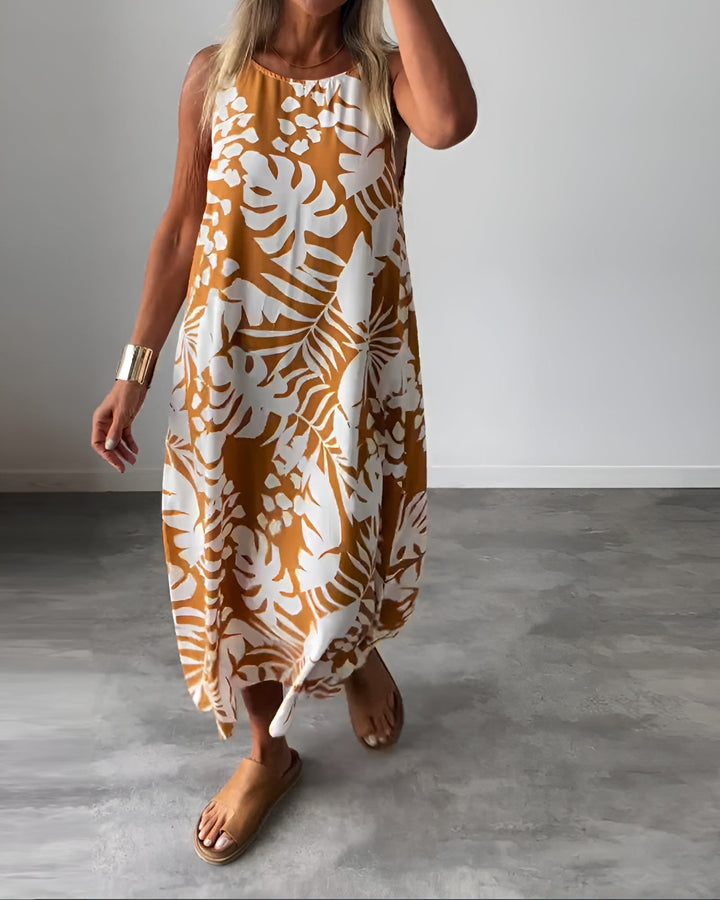 AUDREY | Women's Strapless Loose Floral Summer Dress