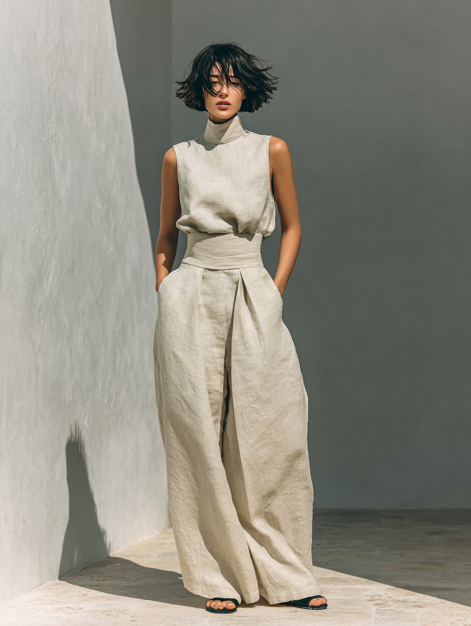 Marina | Women's Relaxed Two-Piece Set — Elegant Summer Style
