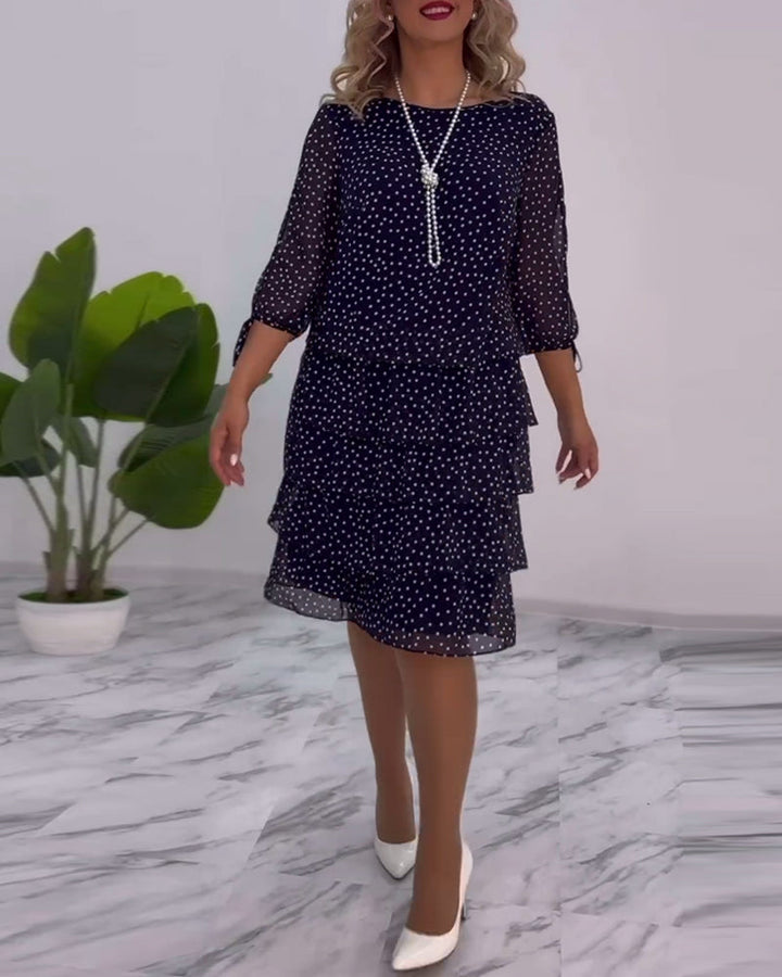 Sienna | Women's Elegant Knee-Length Winter Dress