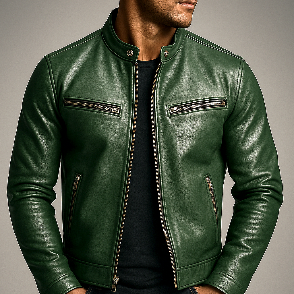 Urban - Men's Vintage Moto Jacket — Classic Style