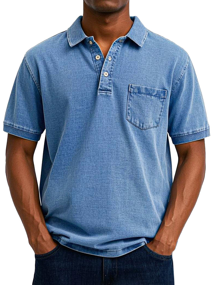 Preston | Men's Vintage Casual Polo Shirt — Relaxed Fit