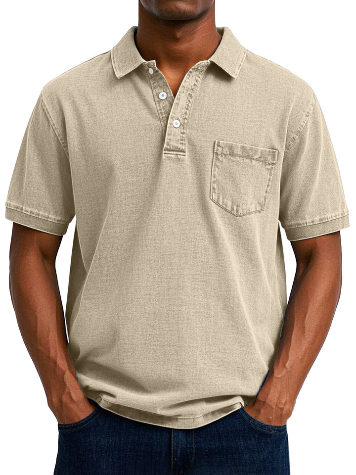 Preston | Men's Vintage Casual Polo Shirt — Relaxed Fit