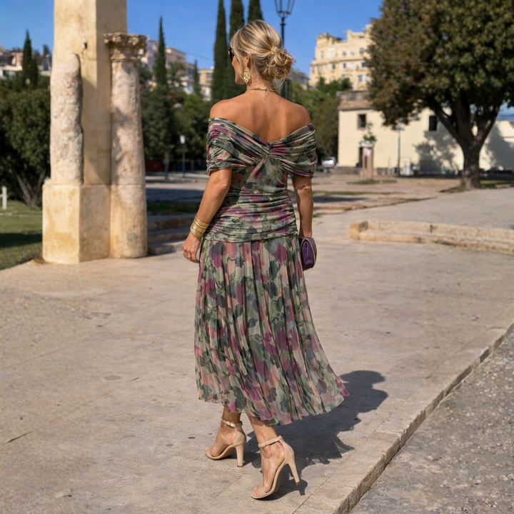 ROSSANA – Women's Off-Shoulder Mermaid Maxi Gown