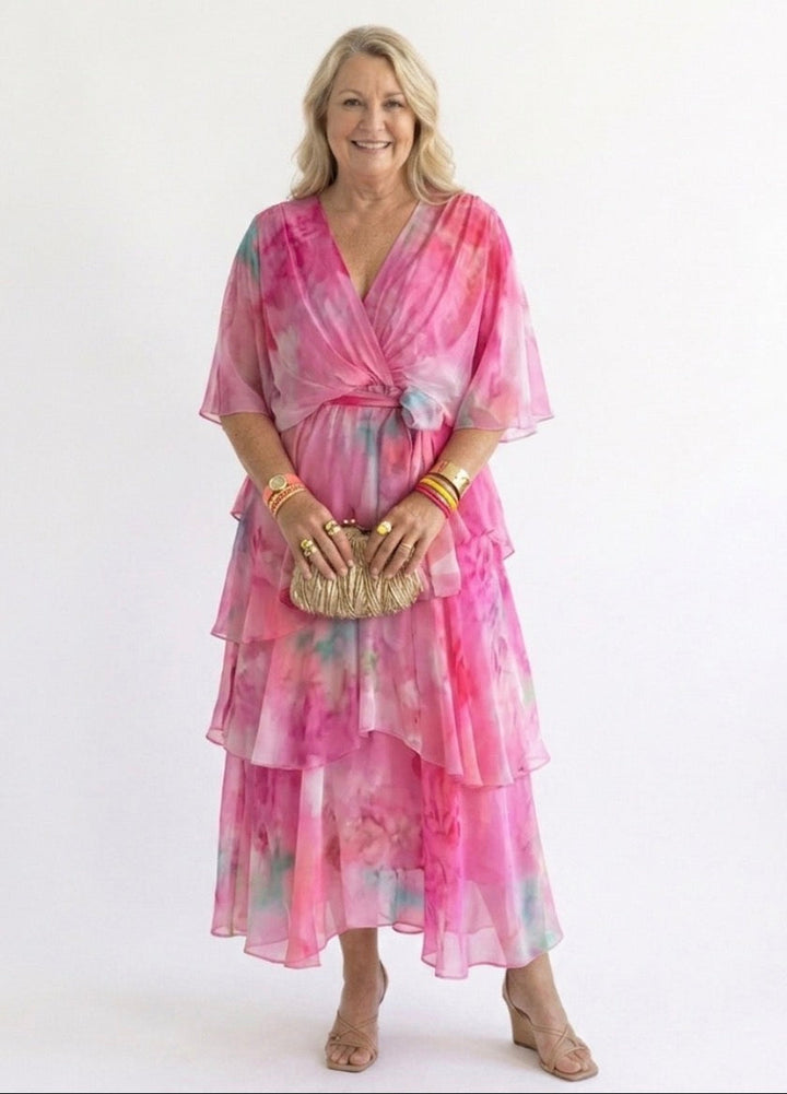 Isabella| Layered Floral Sun Dress