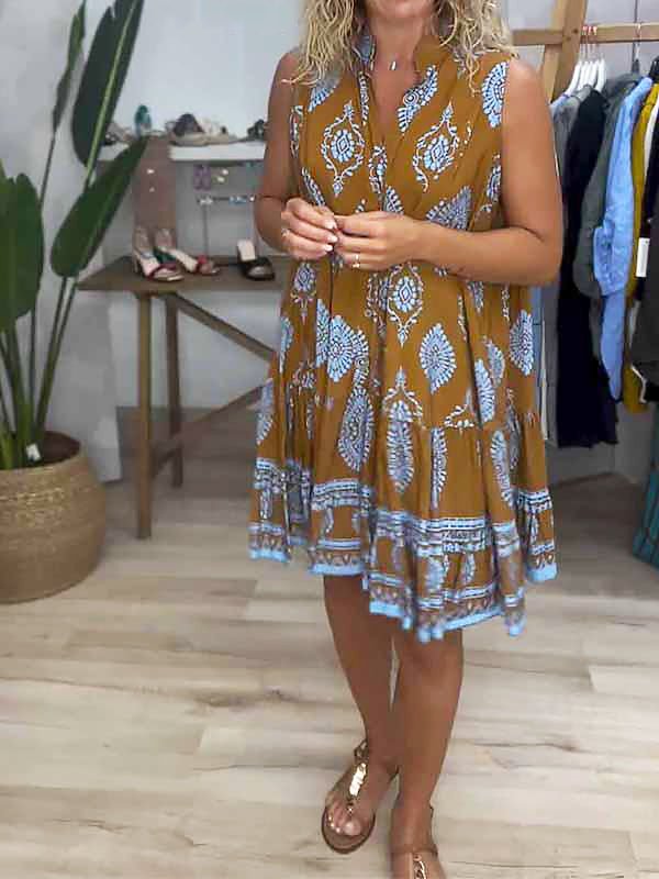 Anne | Women's Elegant V-Neck Dress — Flowy & Versatile