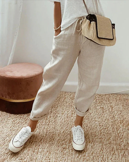 Helen - Women's Lightweight Loose-Fit Summer Trousers