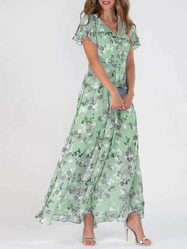 Zuri | Women's Glamorous Maxi Dress — Tummy-Flattering Fit
