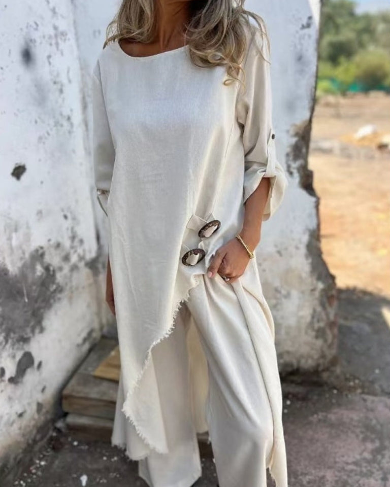 Isabelle | Women's Relaxed Two-Piece Summer Set with Pockets