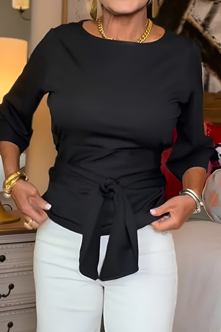 Siyu™ | Adjustable Tie Waist Flattering Top
