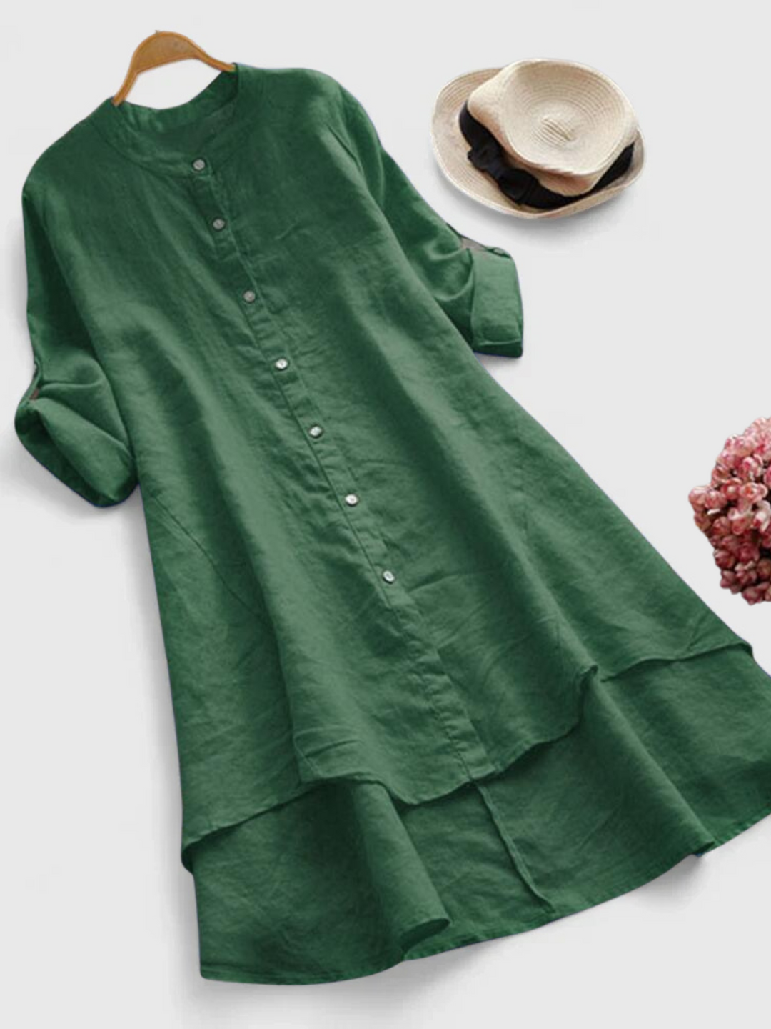 Marizalyn | Women's Elegant High-Low Hem Casual Dress