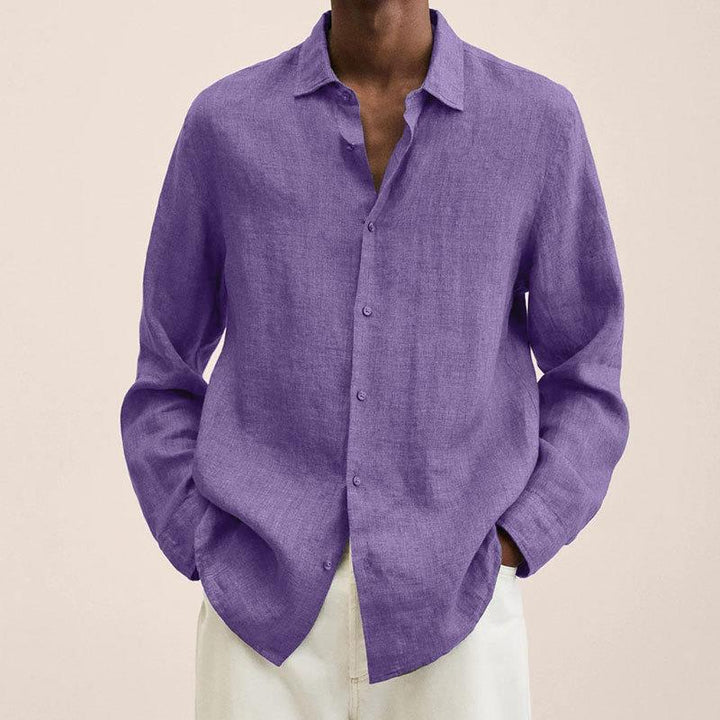 Raymond | Men's Classic Long Sleeve Button-Down Shirt