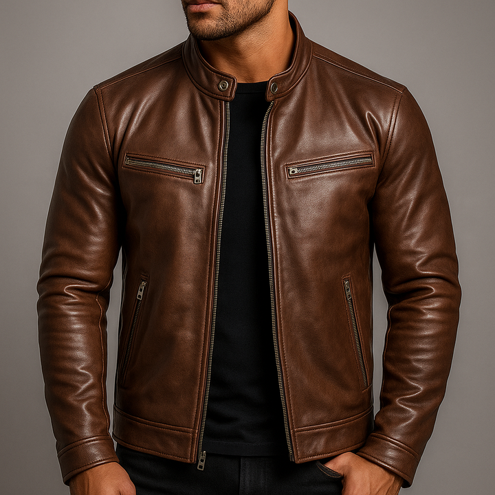 Urban - Men's Vintage Moto Jacket — Classic Style