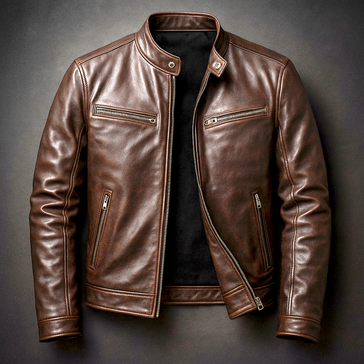 Urban - Men's Vintage Moto Jacket — Classic Style