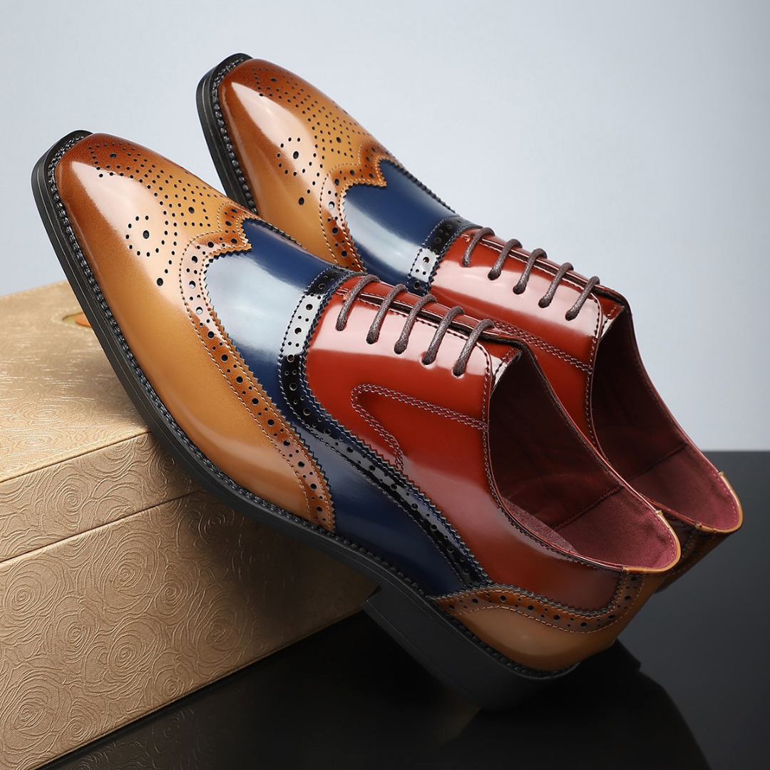 Winston Heritage Brogues — Men's Classic Wingtip Dress Shoe