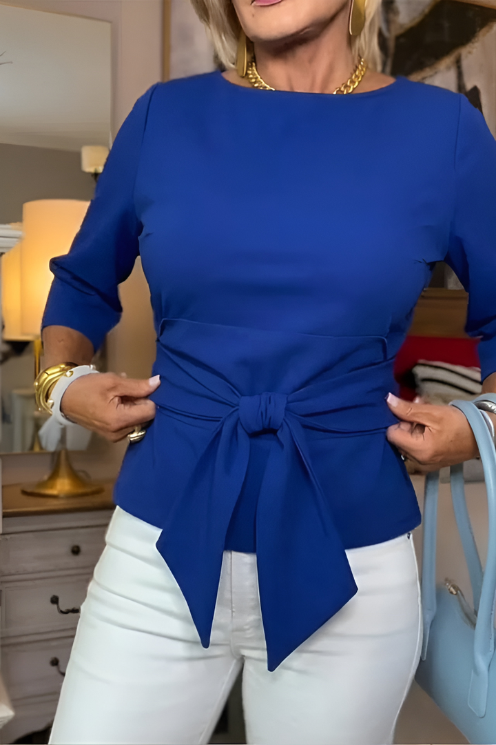 Siyu™ | Adjustable Tie Waist Flattering Top
