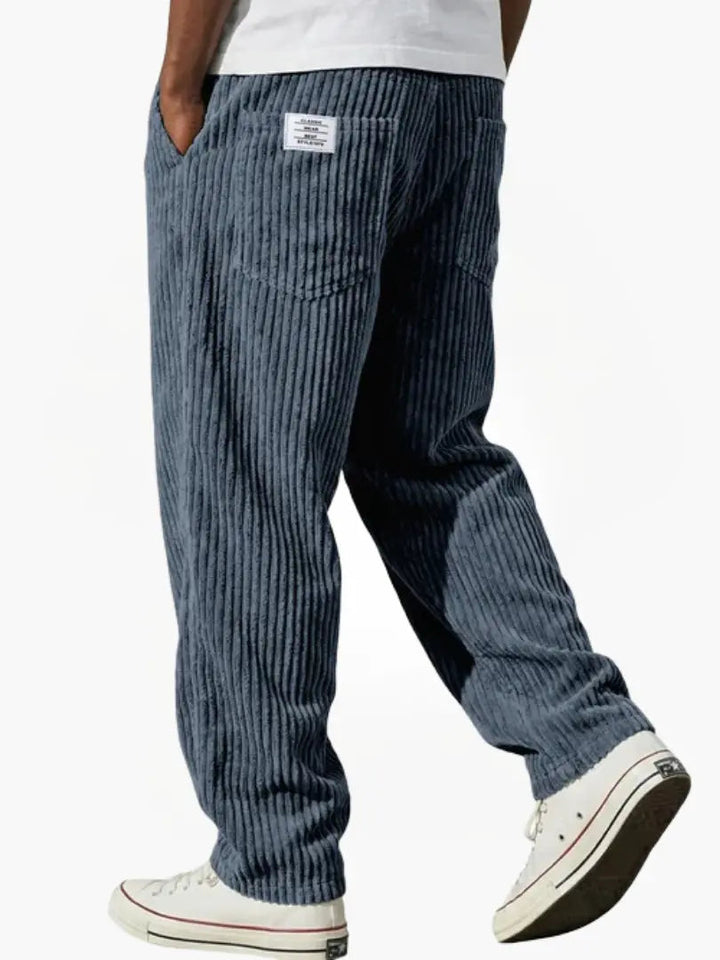Franco | Men's Textured Relaxed-Fit Pants — Everyday Style