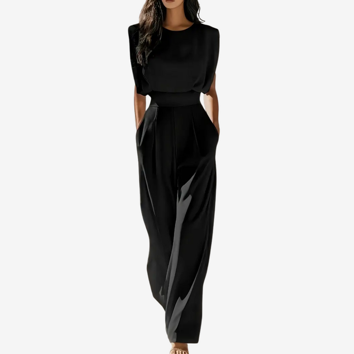 Ariia™ | Women's Belted Jumpsuit — Elegant & Versatile