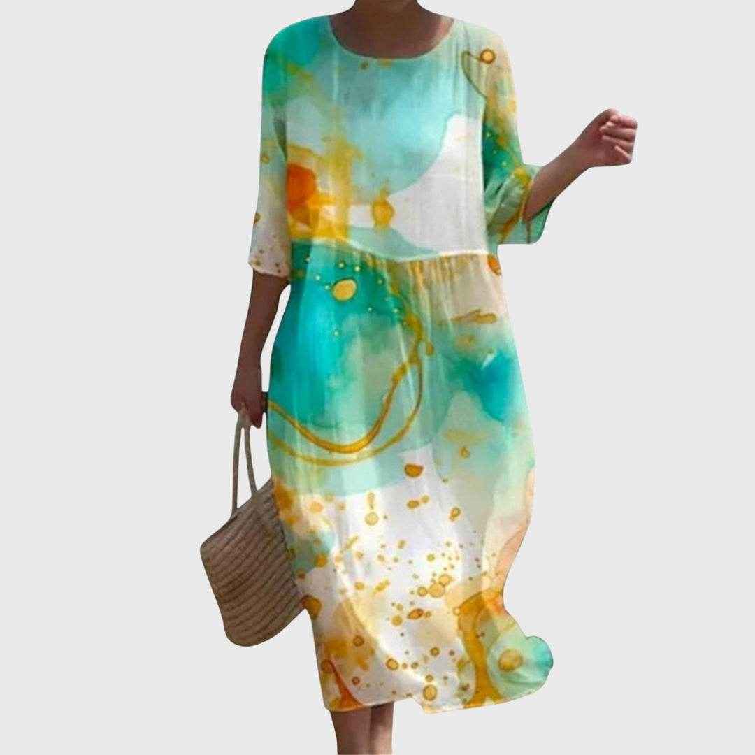 Hayley™ | Women's Floral Maxi Dress — Flowing & Feminine