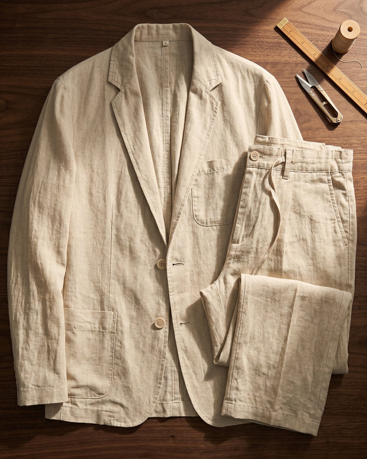 Scarlett™ | Relaxed Linen Suit Set