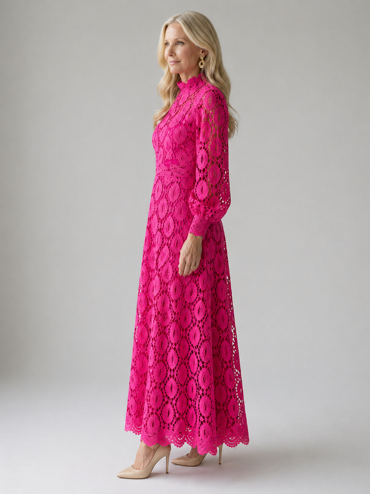 Evelyn | Lace Midi Dress