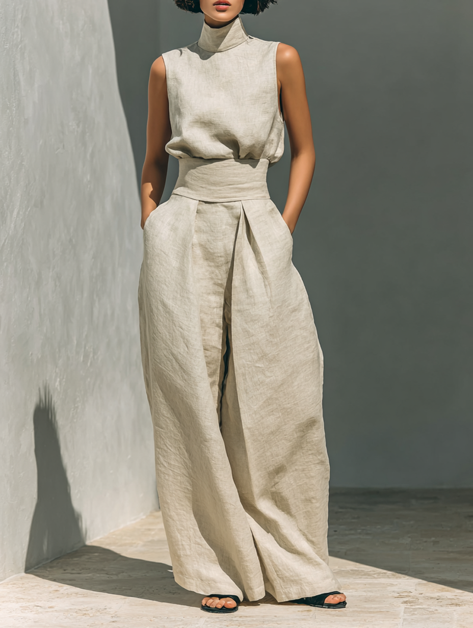 Marina | Women's Relaxed Two-Piece Set — Elegant Summer Style