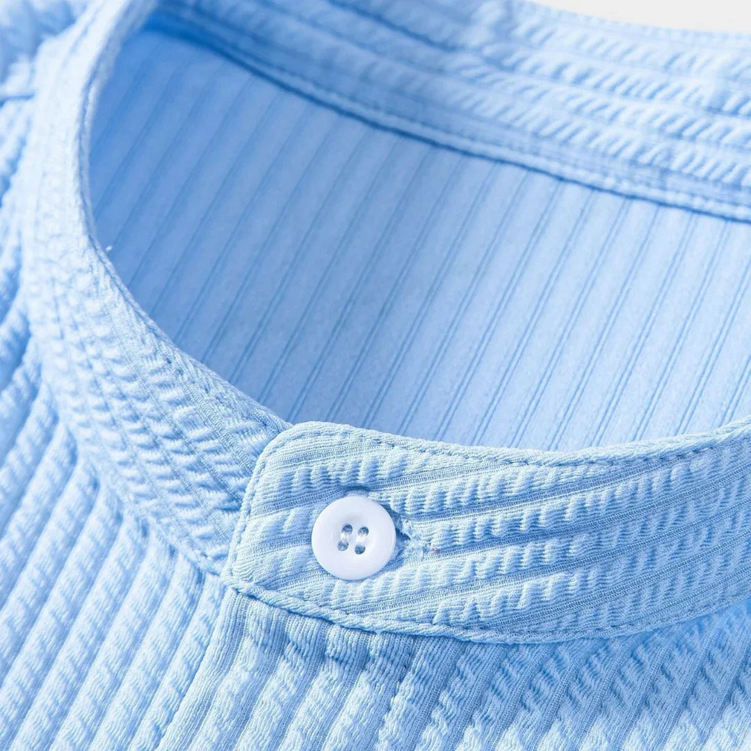 Cyrus | Women's Structured Stand-Collar Shirt — Elegant Fit