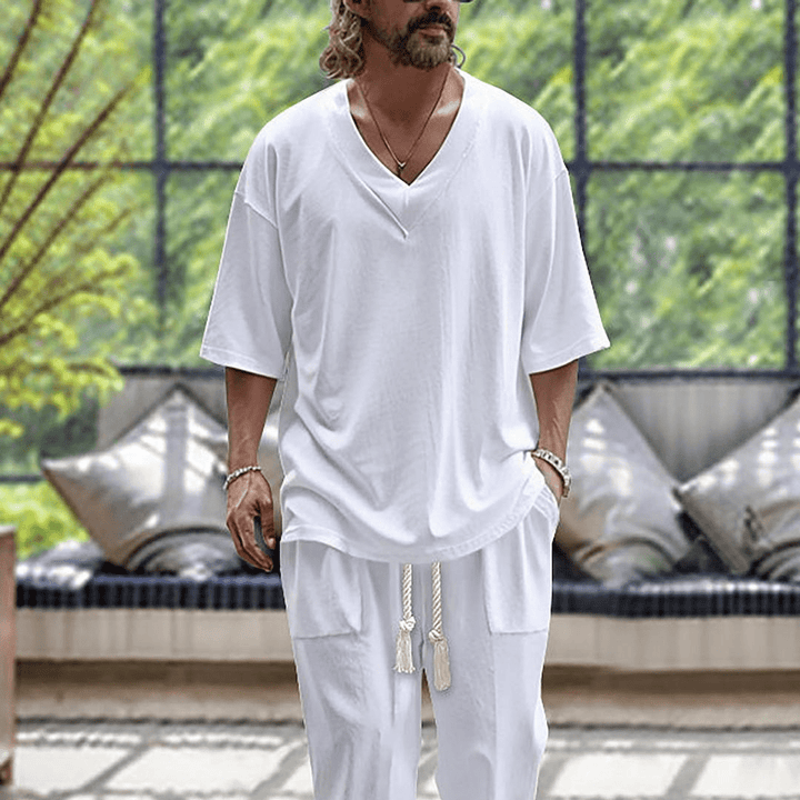 Barry  | Men's Coordinated Two-Piece Set — Elegant Ease