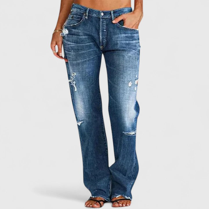 Emma | Women's Wide-Leg Jeans — Relaxed Rugged Style