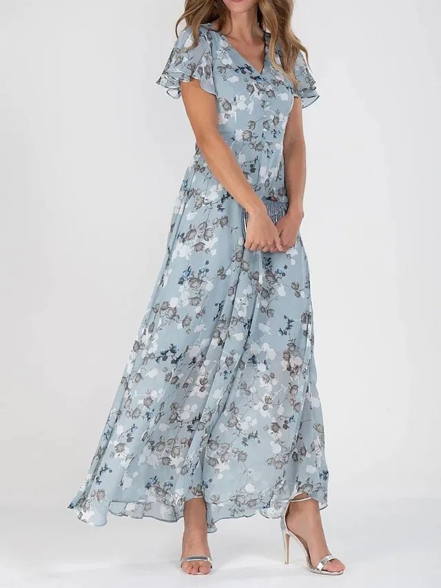 Zuri | Women's Glamorous Maxi Dress — Tummy-Flattering Fit