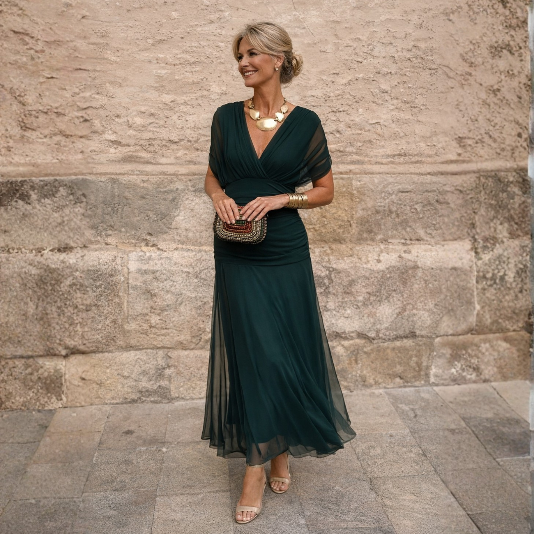 ROSSANA – Women's Off-Shoulder Mermaid Maxi Gown