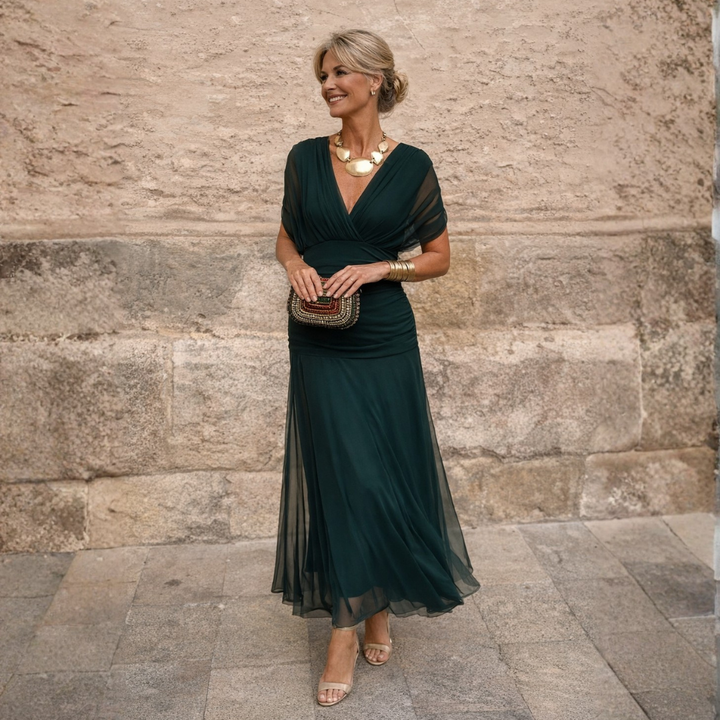 ROSSANA – Women's Off-Shoulder Mermaid Maxi Gown