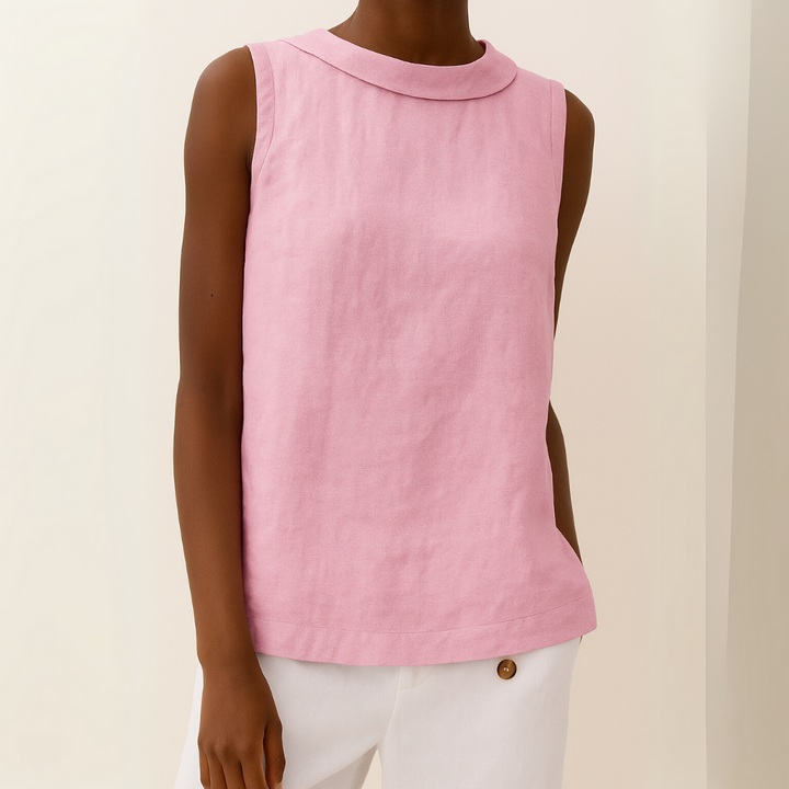 Sloane | Women's Sleeveless Elegant Blouse — Summer Top