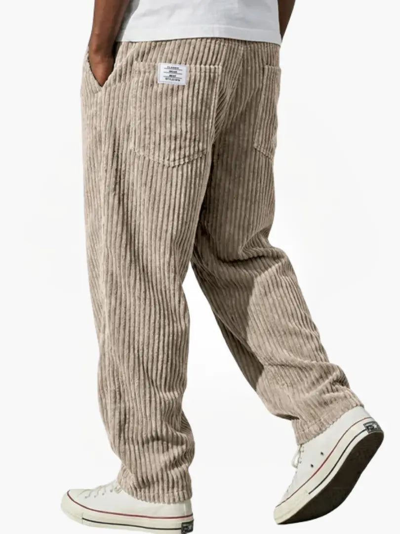 Franco | Men's Textured Relaxed-Fit Pants — Everyday Style