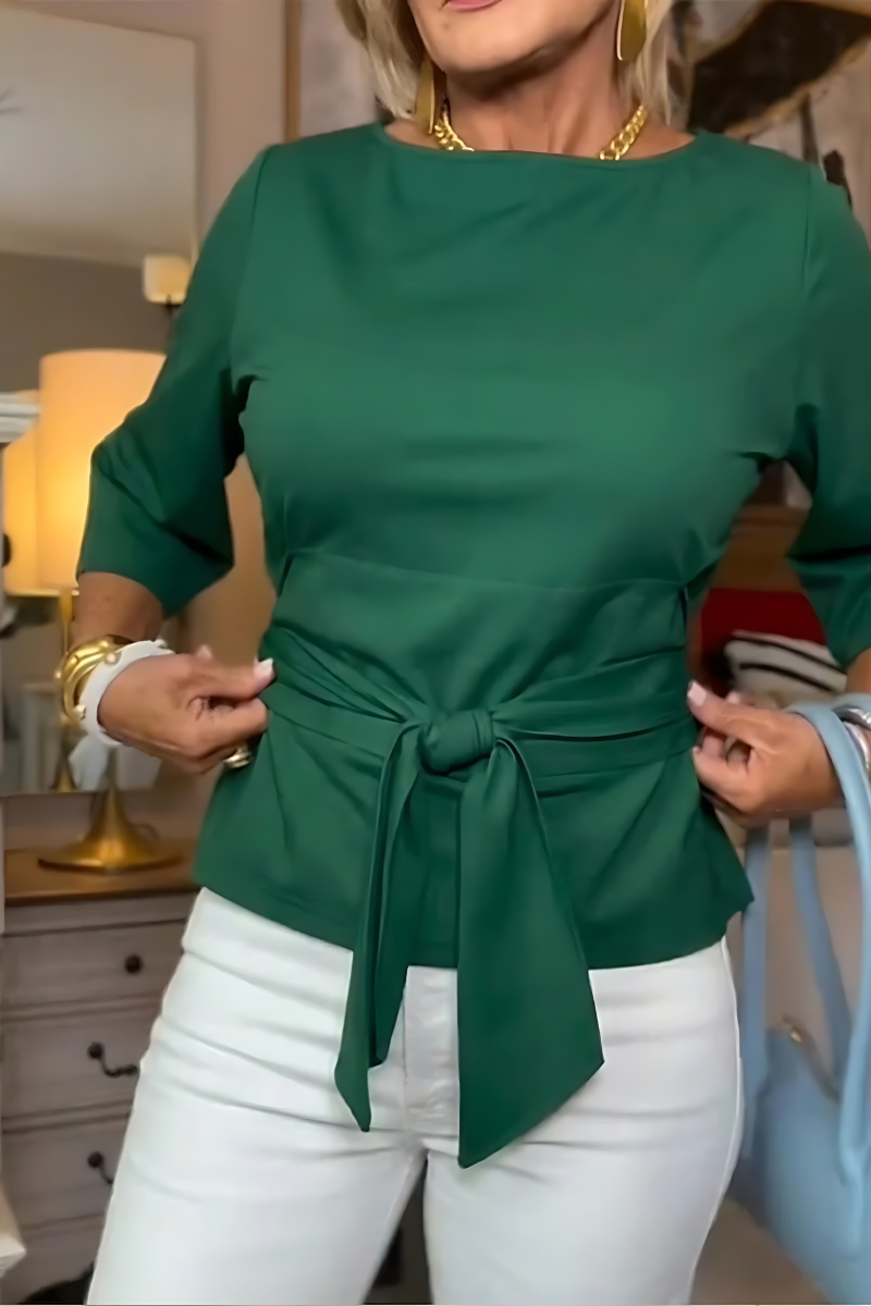 Siyu™ | Adjustable Tie Waist Flattering Top