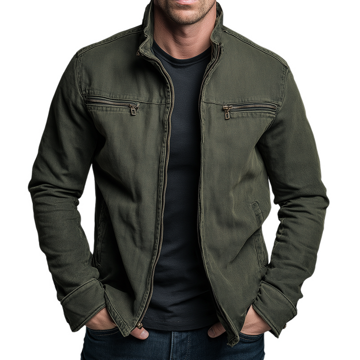Marion - Men's Vintage Zip Jacket — Relaxed Casual Fit