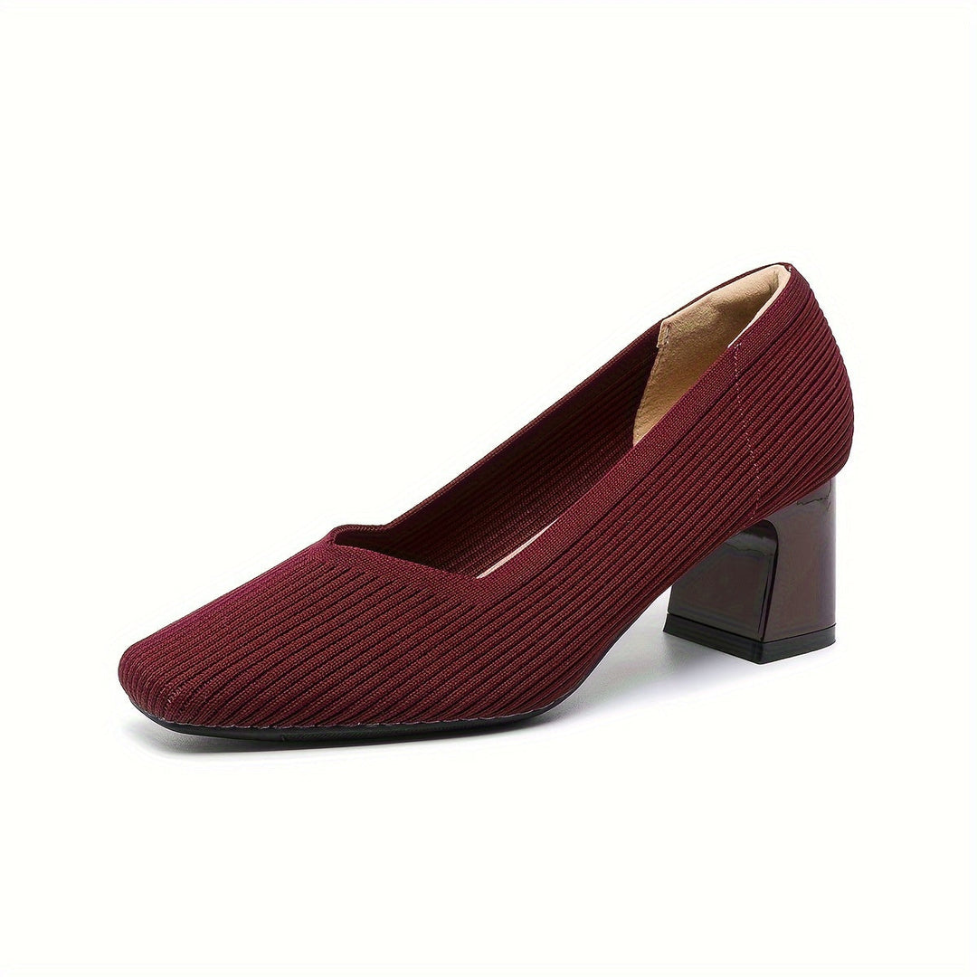 Linda | Women's Comfortable Square-Heel Dress Shoes
