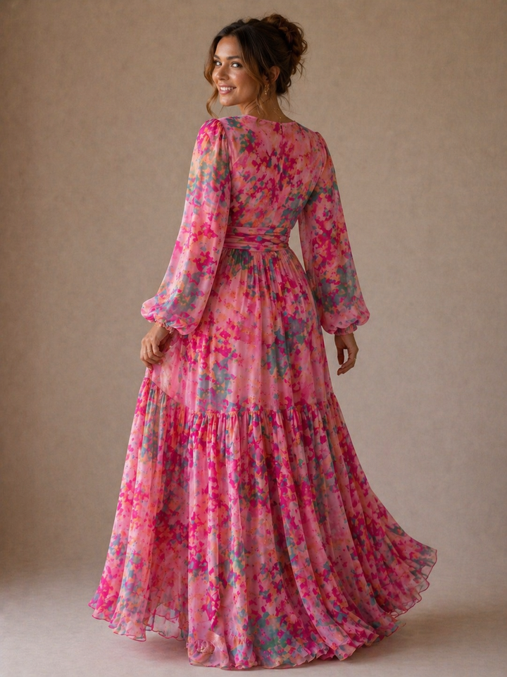 Emma | Wrap Dress with Floral Print