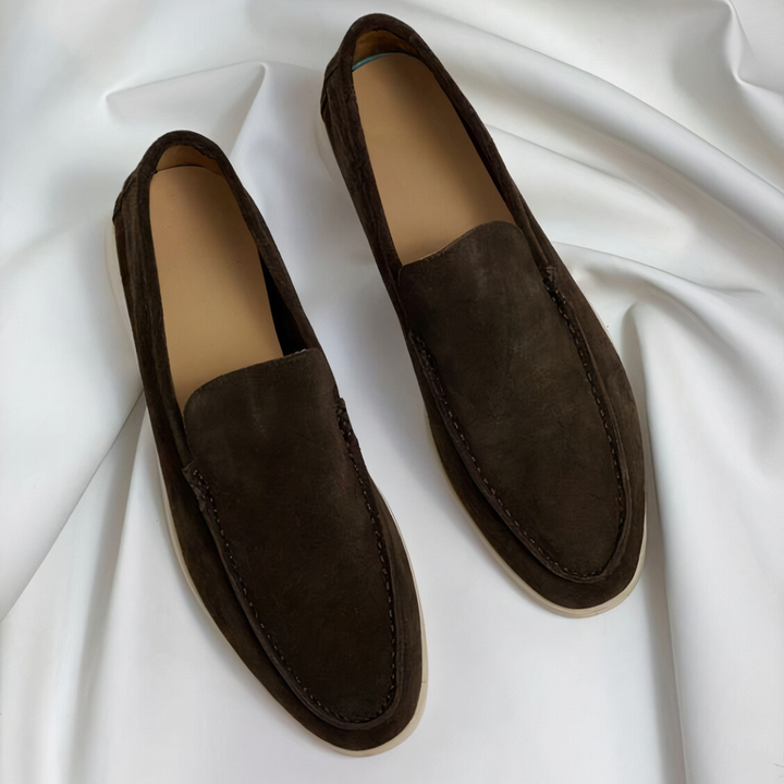 Aaron | Men's Vintage Slip-On Loafers — Smart Casual