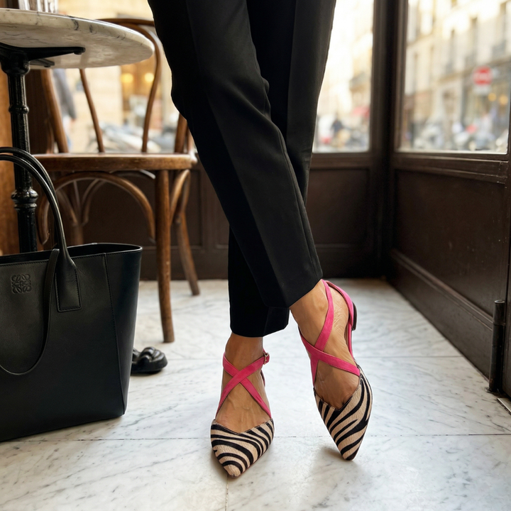 Fern - Women's Strappy Ballet Flats — Classic Elegance