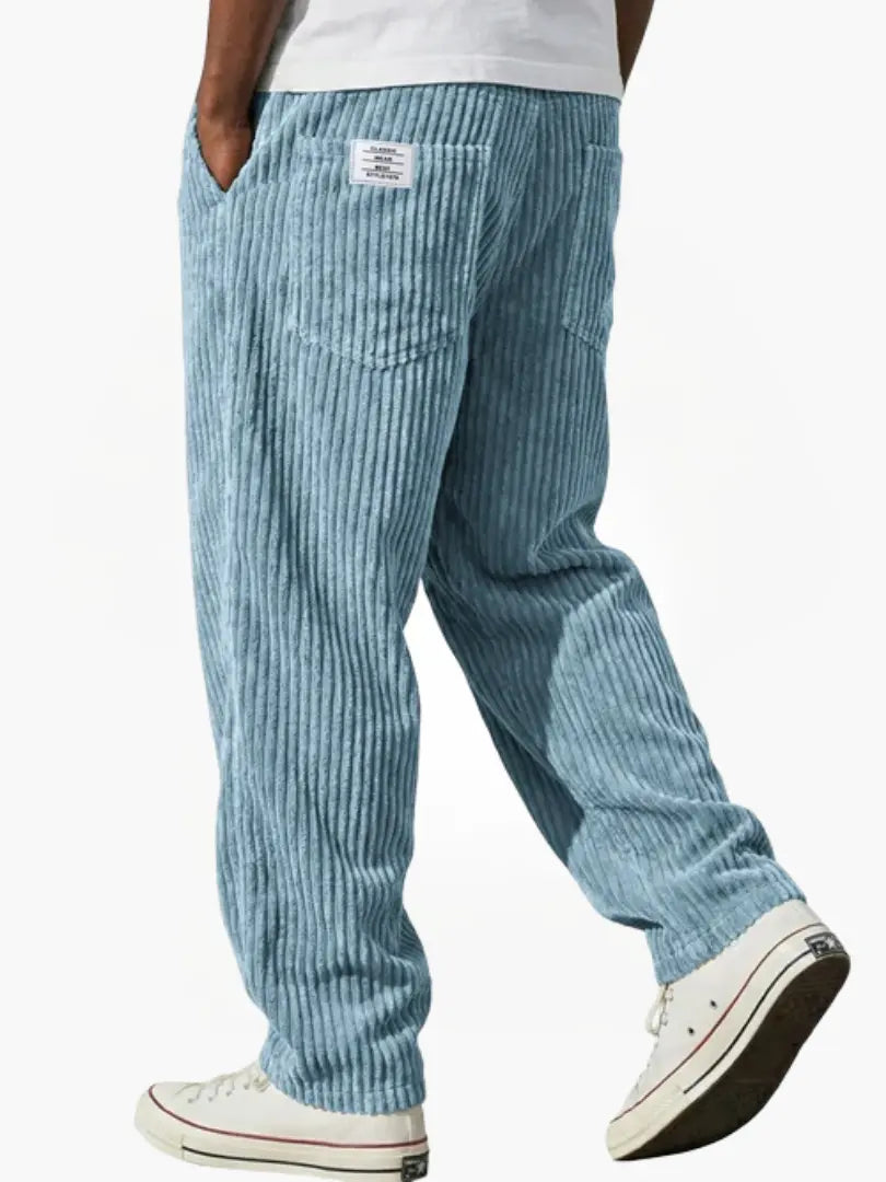 Franco | Men's Textured Relaxed-Fit Pants — Everyday Style
