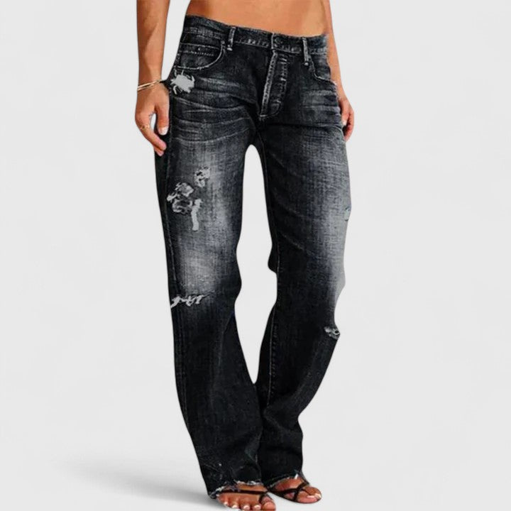 Emma | Women's Wide-Leg Jeans — Relaxed Rugged Style