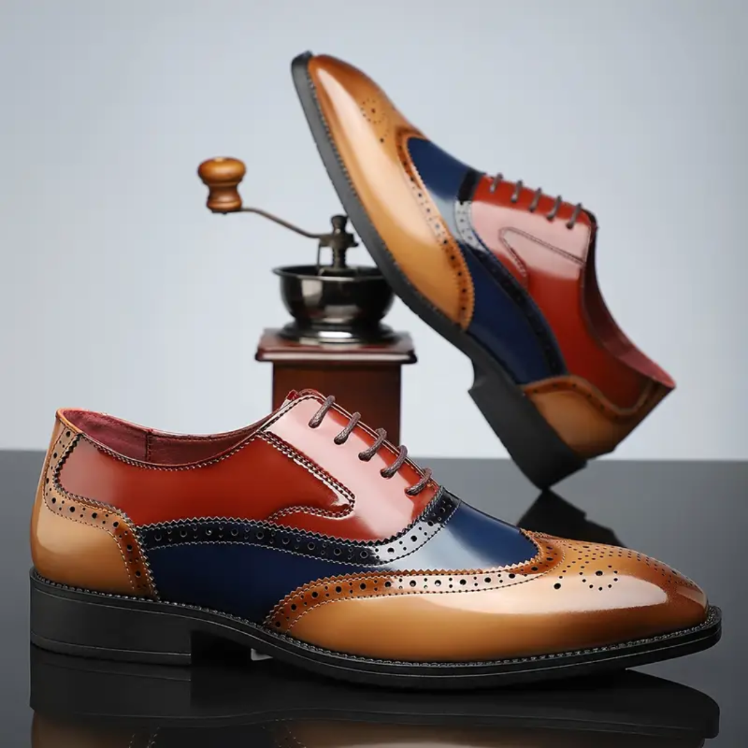 Winston Heritage Brogues — Men's Classic Wingtip Dress Shoe