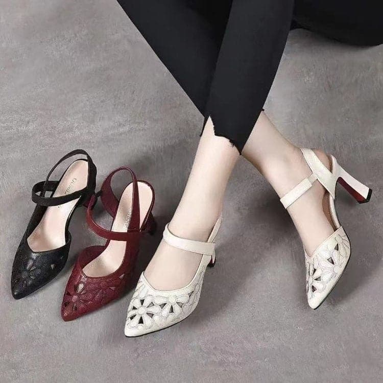 Cynthia | Women's Elegant Comfort Heels — Cushioned Fit