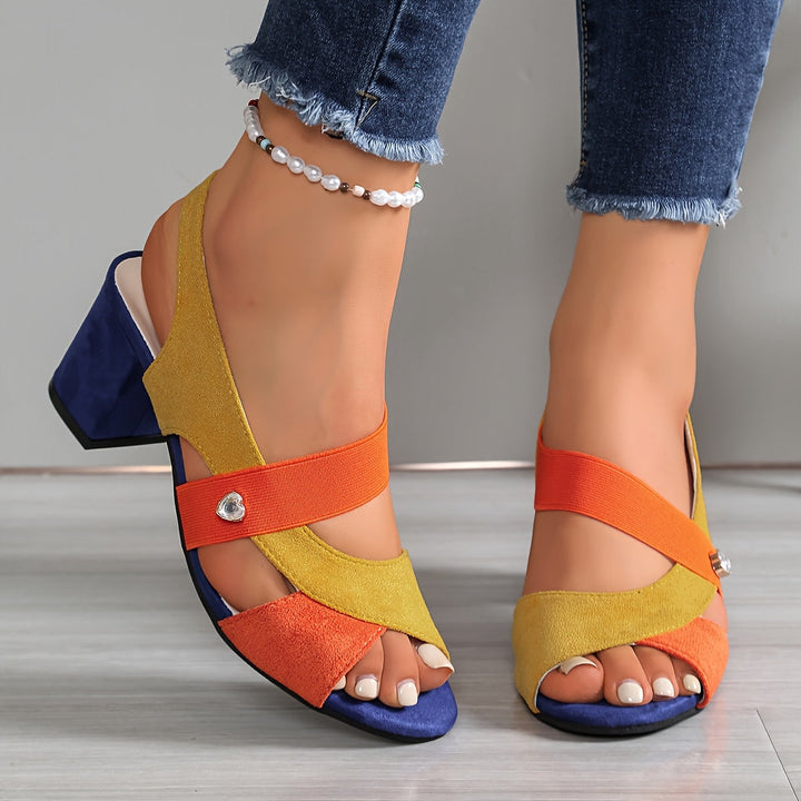 Lisa - Women's Orthopedic Block Heels with Cushioned Support