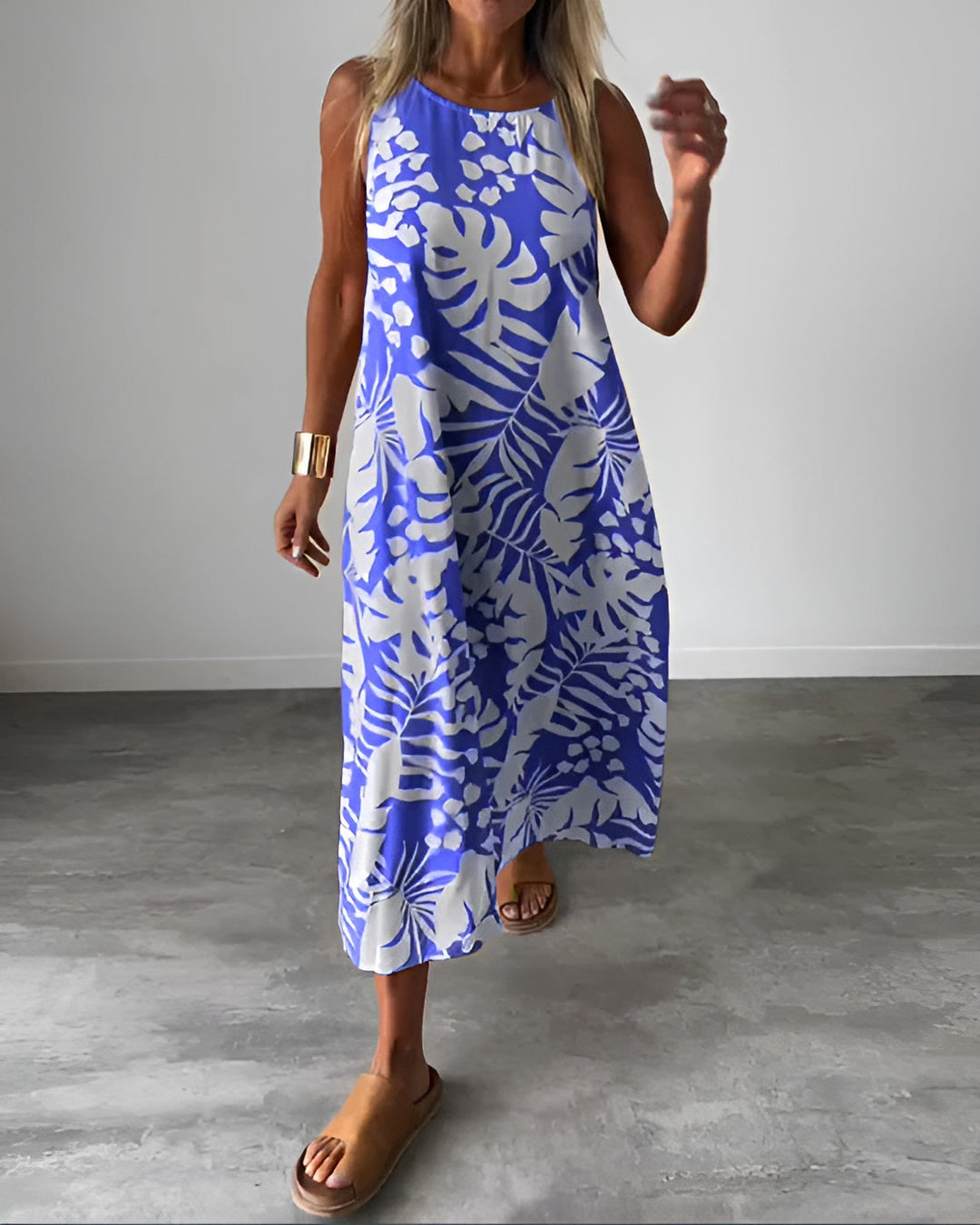 AUDREY | Women's Strapless Loose Floral Summer Dress