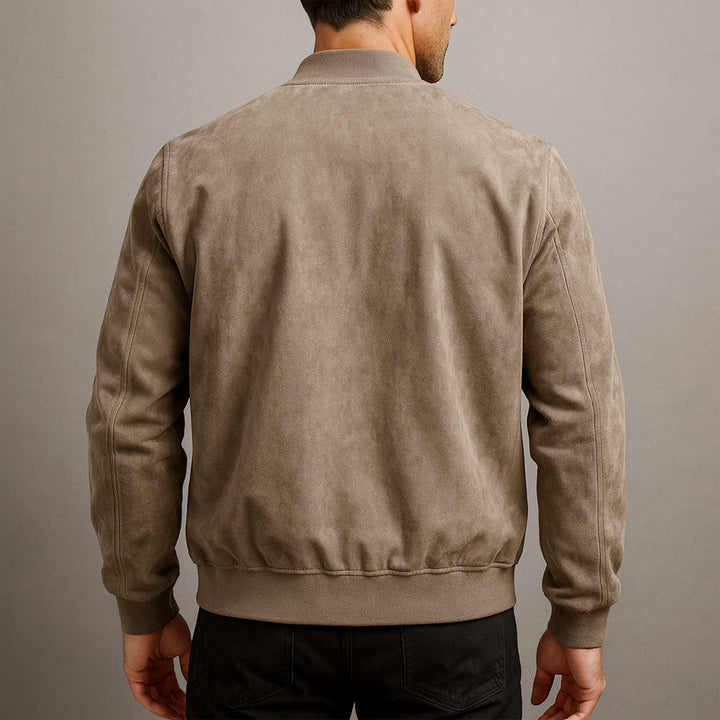 Ethan | Men's Minimalist Full-Zip Jacket — Sleek Fit
