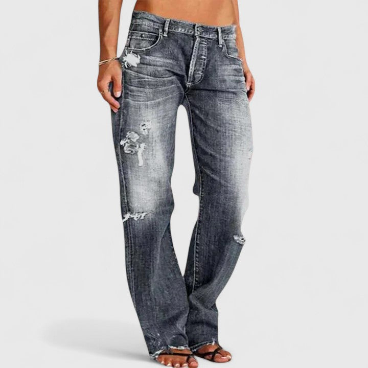 Emma | Women's Wide-Leg Jeans — Relaxed Rugged Style
