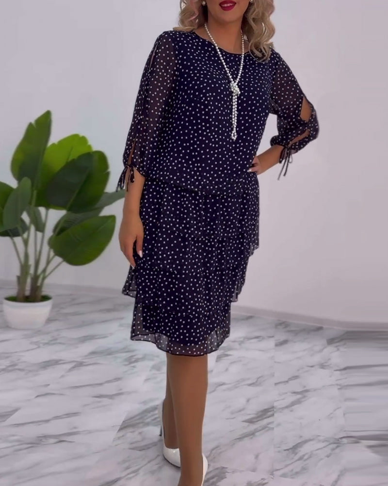 Sienna | Women's Elegant Knee-Length Winter Dress
