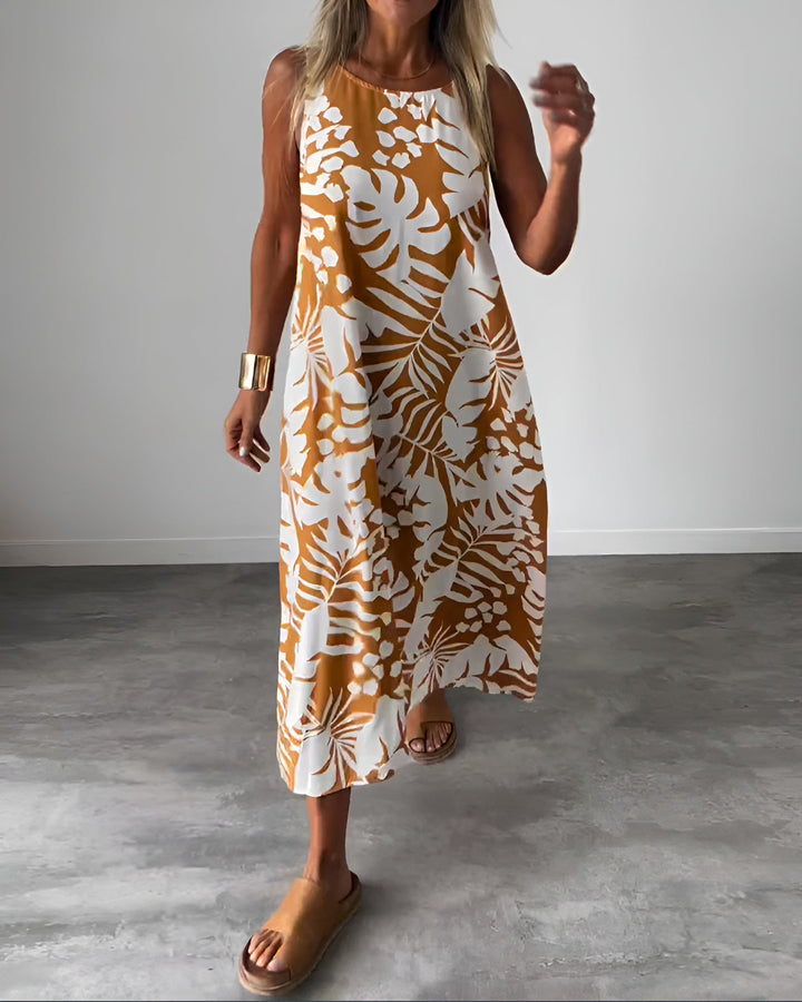 AUDREY | Women's Strapless Loose Floral Summer Dress